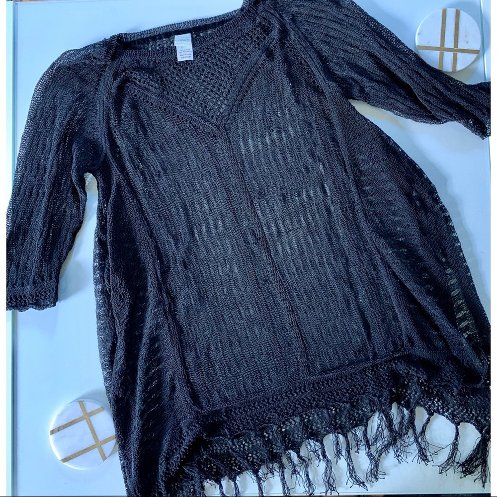 Crochet swim coverup